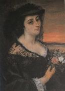 Gustave Courbet Lady oil on canvas